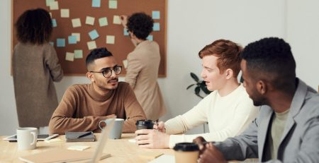 Business professional analyzing franchise investment data and ROI